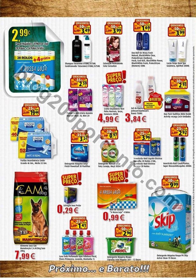 Antevisão Folheto A NOSSA LOJA promoções de 14 