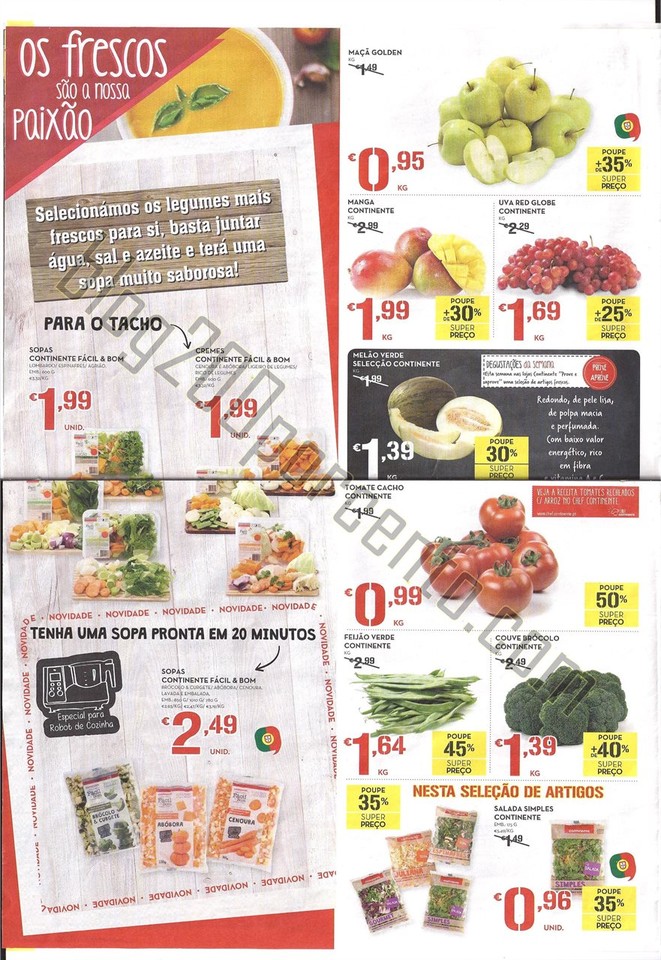 Antevisão Folheto CONTINENTE Promoções de 1 a 7