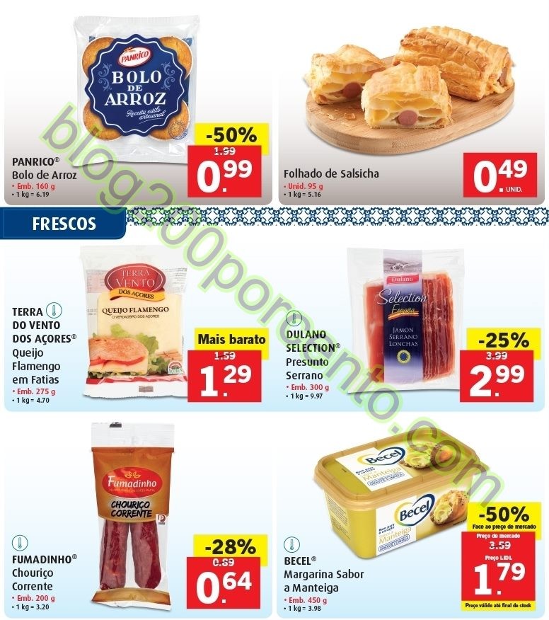 Antevisão Folheto LIDL Promoções de 3 a 6 març
