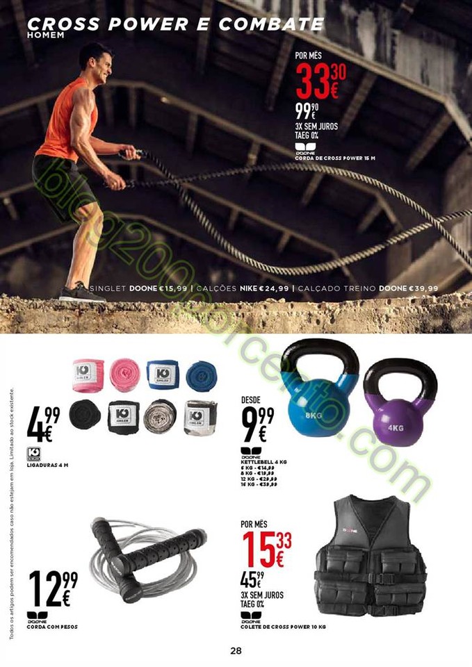 Novo Folheto SPORT ZONE promoções de 28 março a
