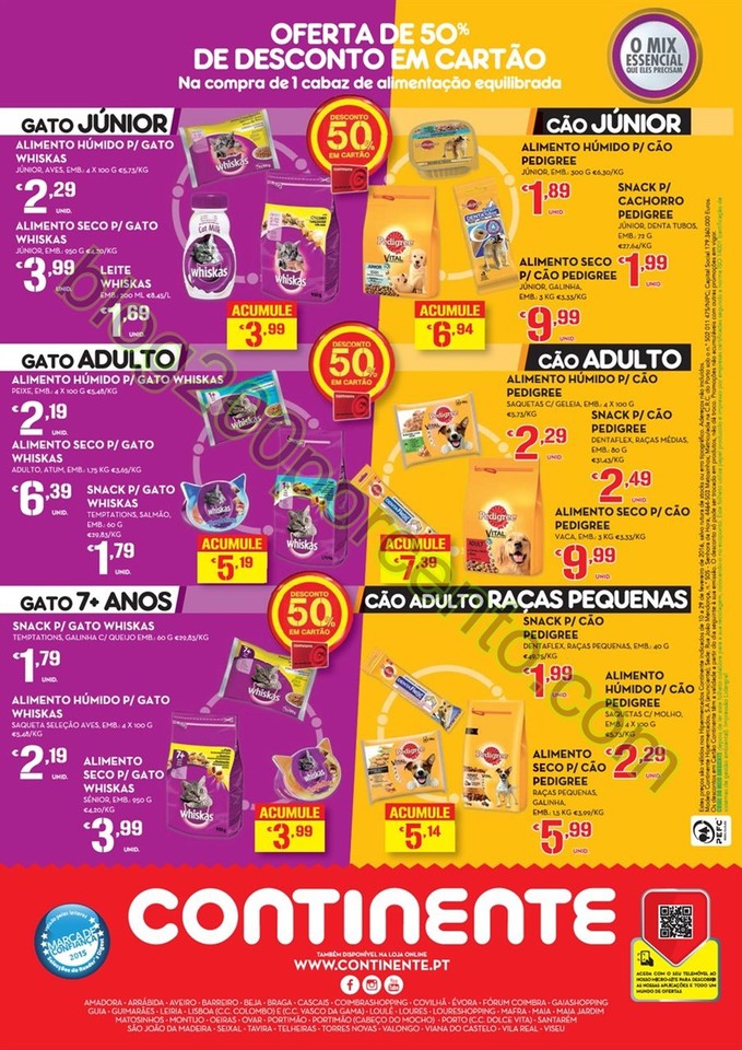 Antevisão folheto CONTINENTE Feira animal de 10 a