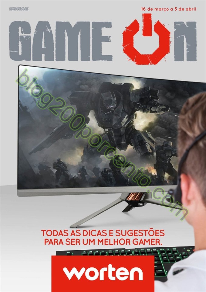 Novo Folheto WORTEN promoções de 16 março a 5 a