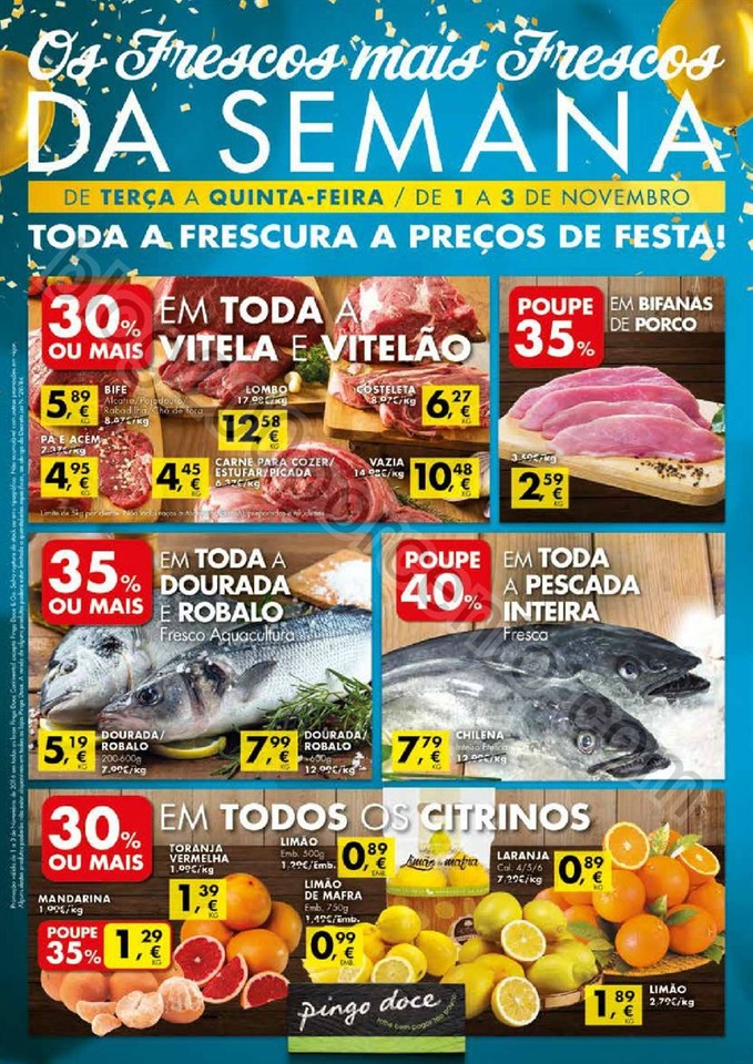 Antevisão Folheto PINGO DOCE Frescos promoções 