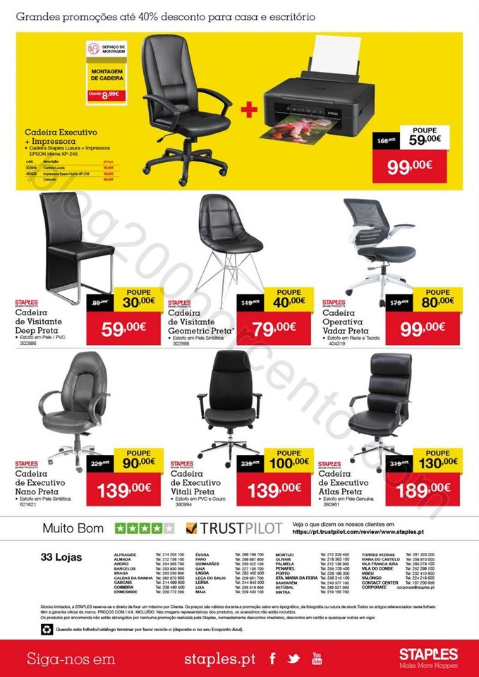 Antevisão Folheto STAPLES Extra Promoções de 19