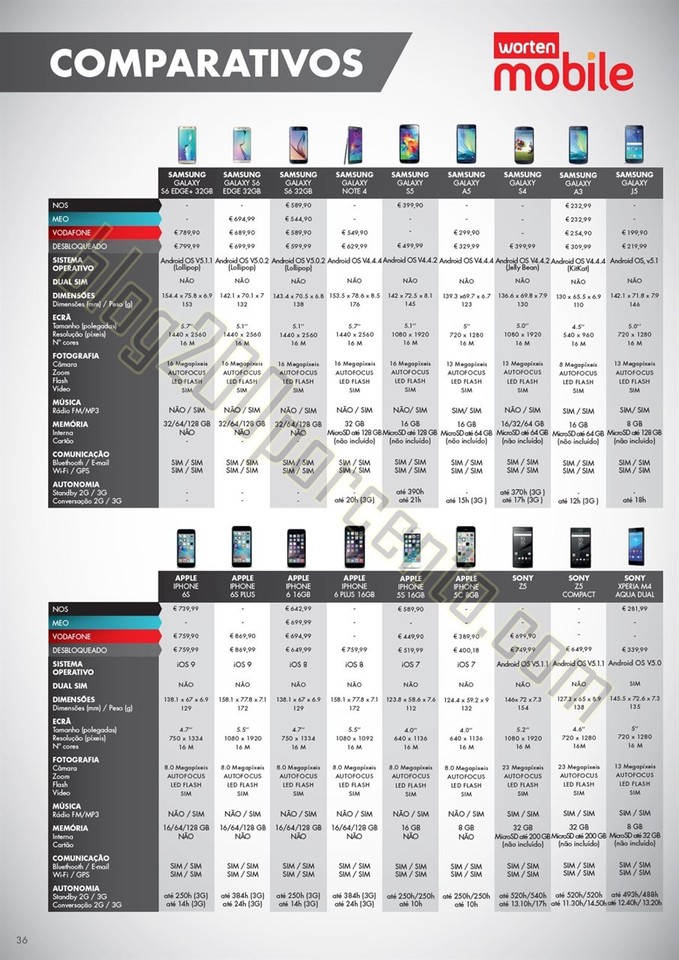 Novo Folheto WORTEN Mobile promoções de 3 a 31 d