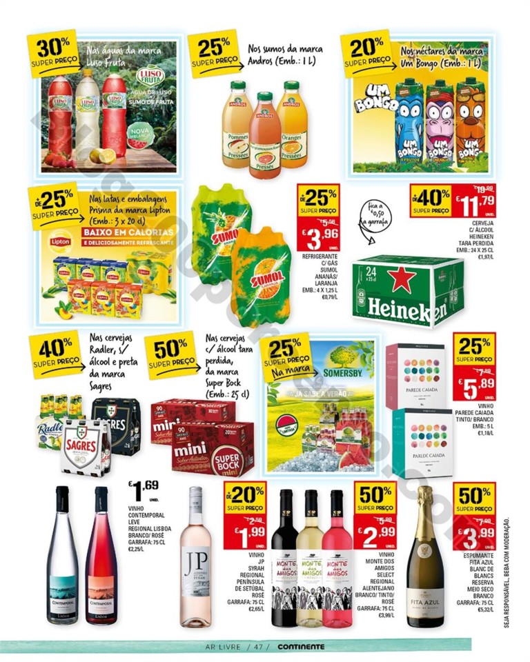 Antevisão Folheto CONTINENTE Ar livre Promoções