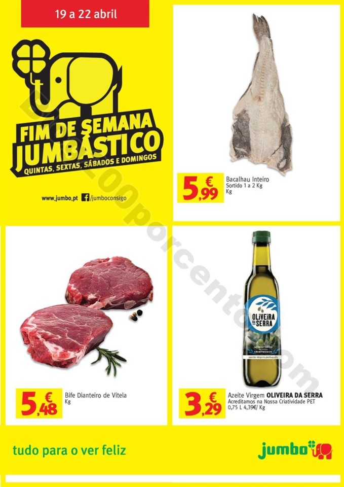 Antevisão Folheto JUMBO Fim de semana promoções