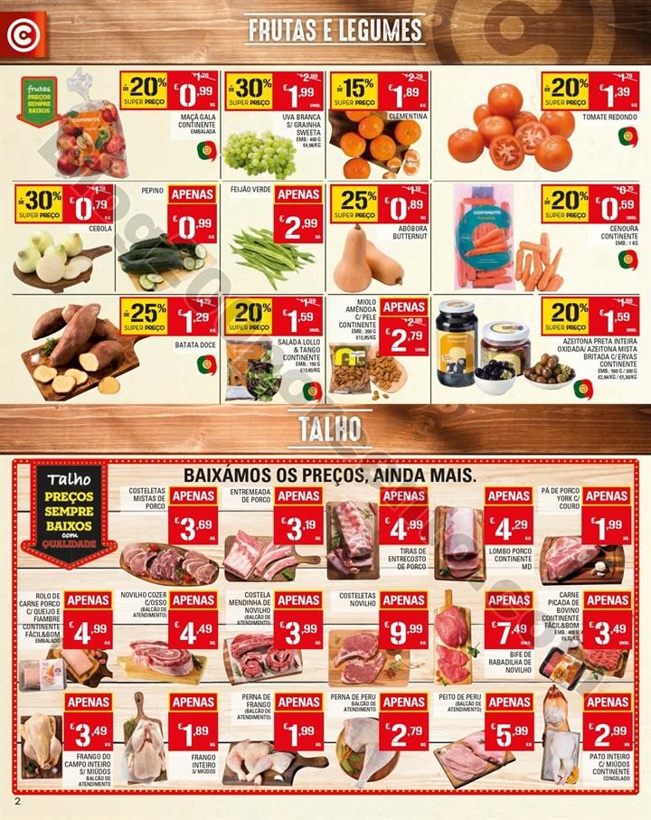 Antevisão Folheto CONTINENTE 8 a 14 outubro Madei