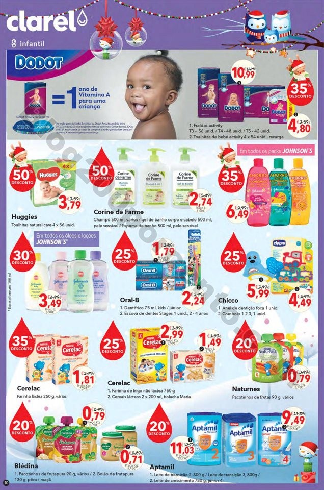 Antevisão Folheto CLAREL Promoções de 22 novemb