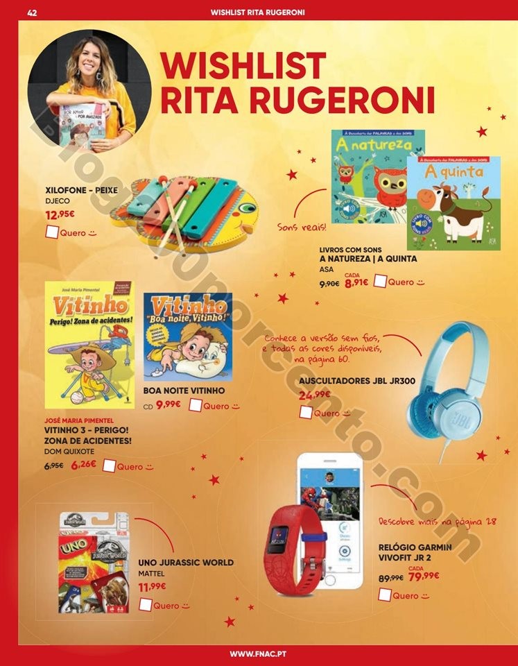 Antevisão Folheto FNAC Natal Kids Promoções de 