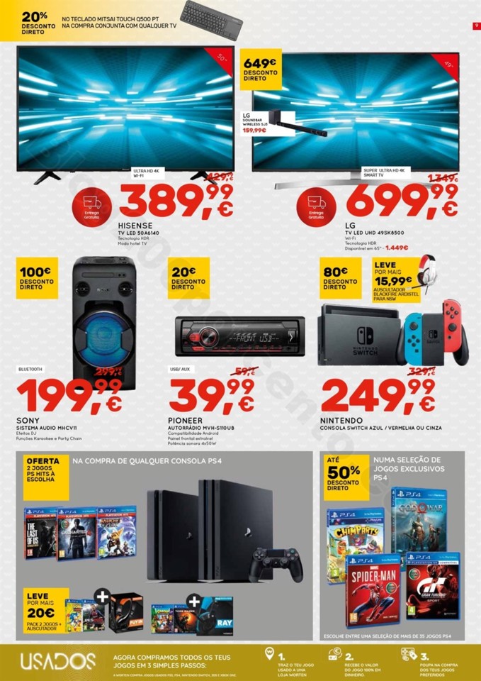 Antevisão Folheto WORTEN Promoções de 11 a 17 a