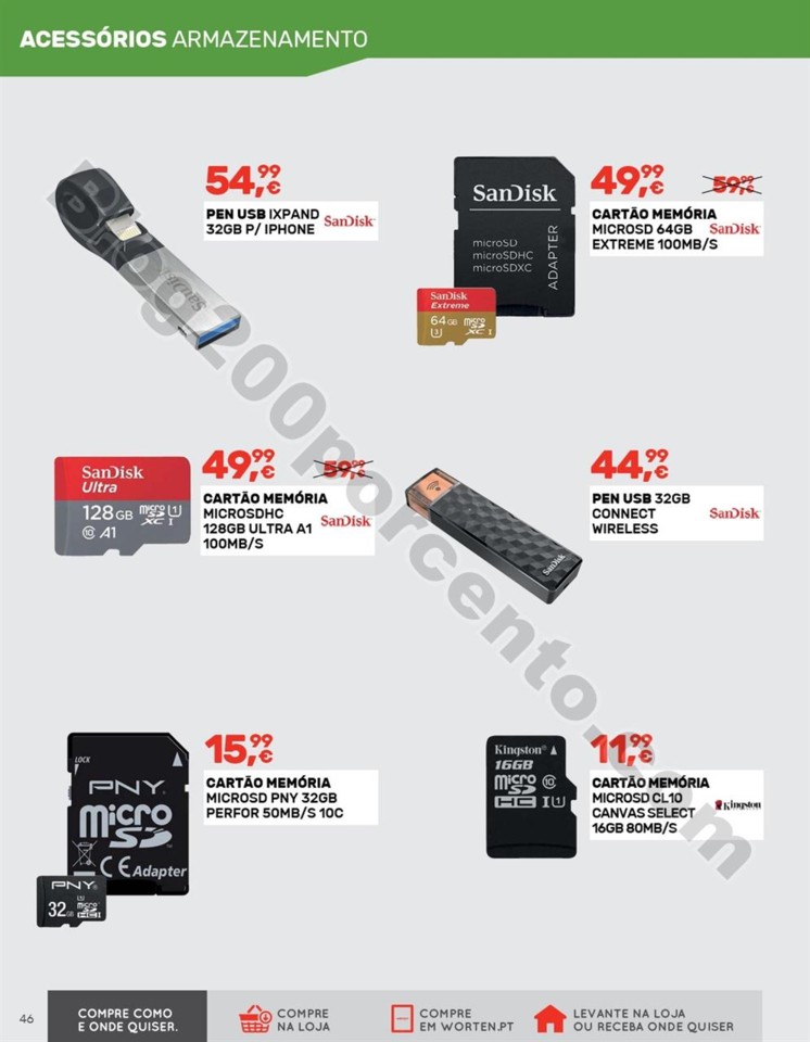 Antevisão Folheto WORTEN Mobile Promoções de 7 