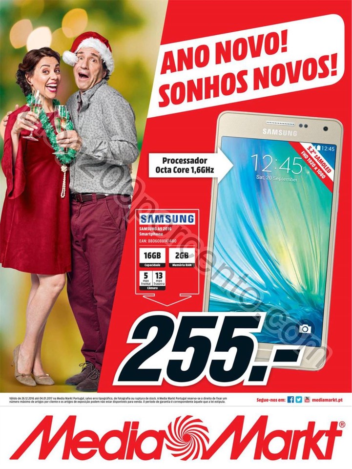 Novo Folheto MEDIA MARKT Promoções de 26 dezembr