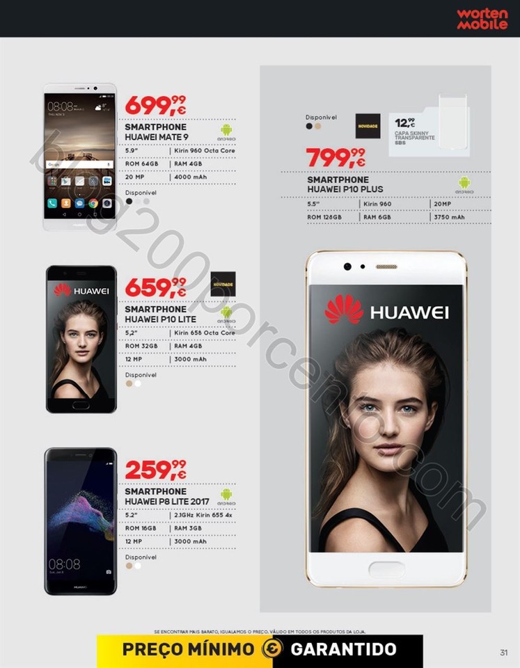 Antevisão Folheto WORTEN Mobile promoções de17 
