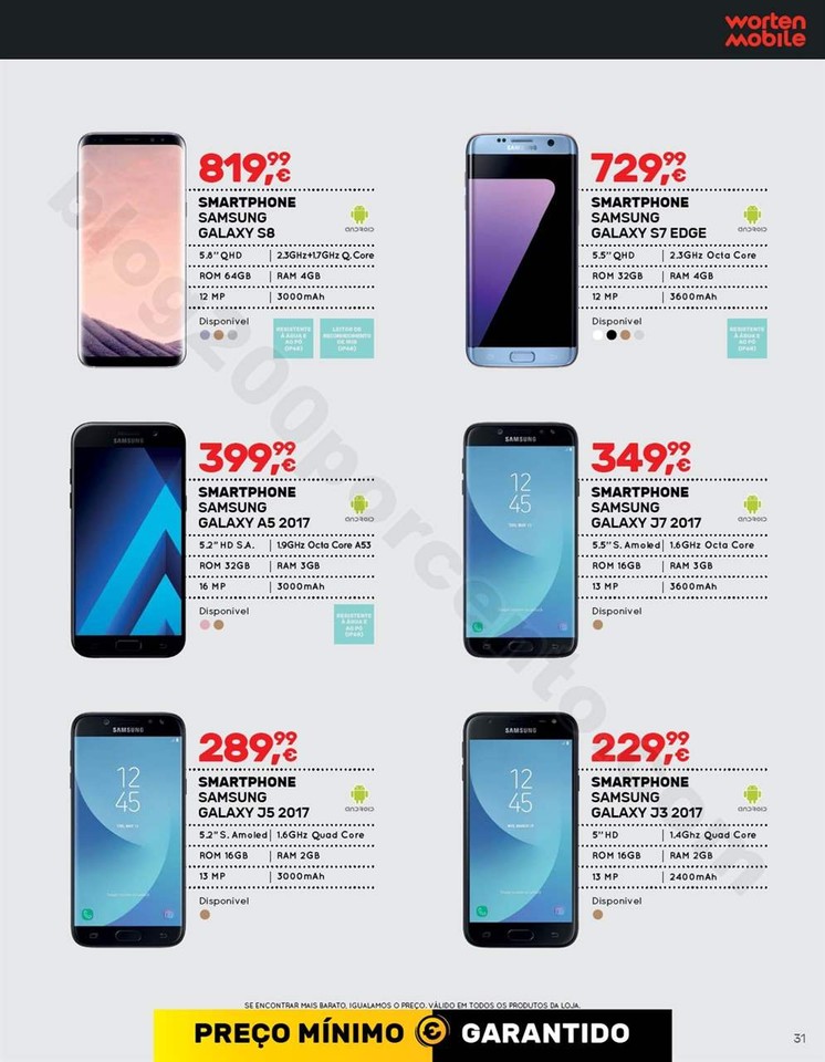 Antevisão Folheto WORTEN Mobile Promoções de 9 