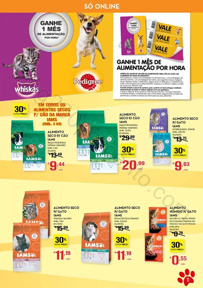 Novo Folheto CONTINENTE Alimentação animal exclu