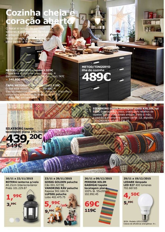 Antevisão Folheto IKEA Promoções de 19 novembro