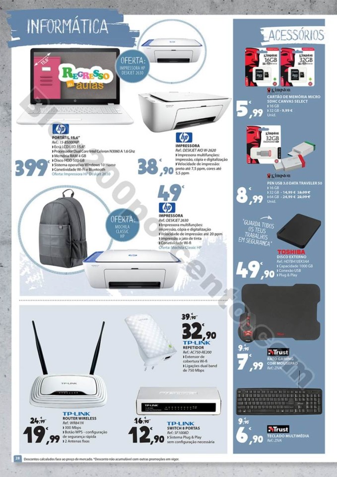 Antevisão Folheto E-LECLERC Regresso às aulas p