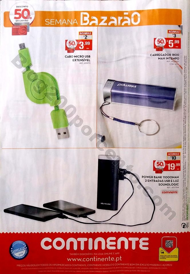 antevisao folheto continente bazarao 23 a 29 outub