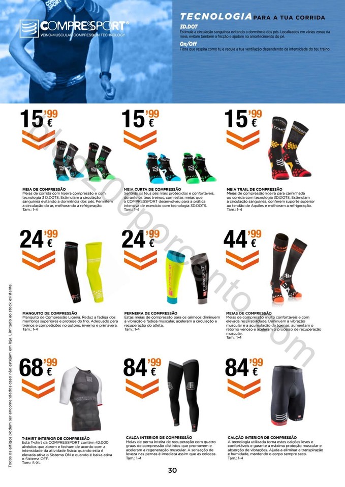 Novo Folheto SPORT ZONE Running de 14 setembro a 1