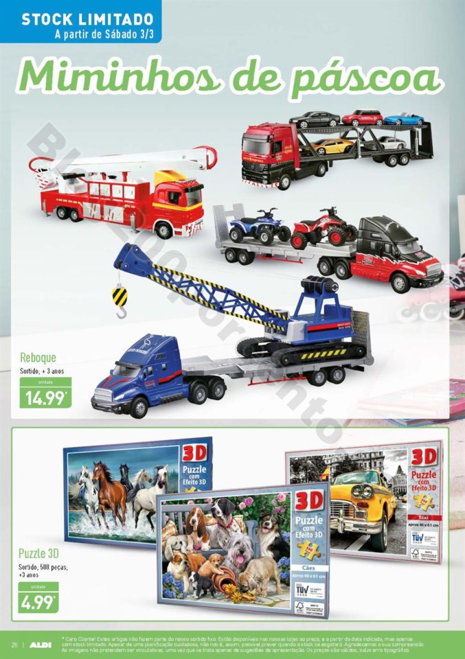 Antevisão Folheto ALDI Páscoa promoções a part