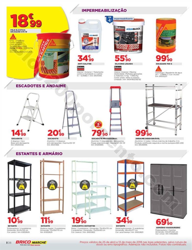 Antevisão Folheto BRICOMARCHÉ Promoções de 25 
