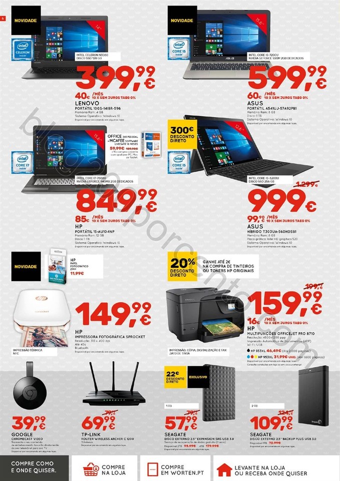 Antevisão Folheto WORTEN Promoções de 3 a 19 ab