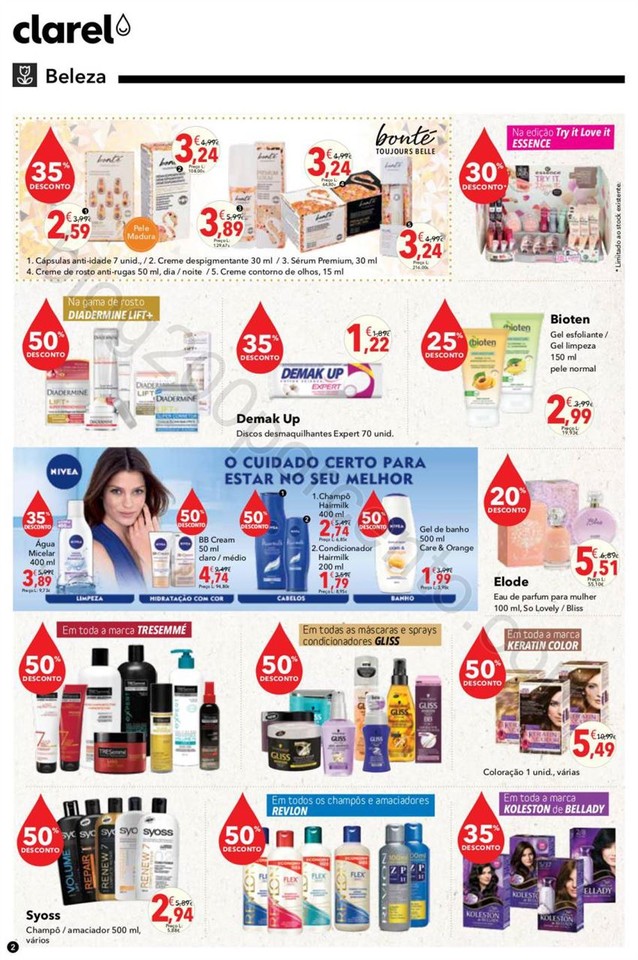 Antevisão Folheto CLAREL promoções de 23 fevere