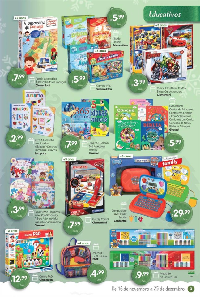 Antevisão Folheto MINIPREÇO Natal promoções de