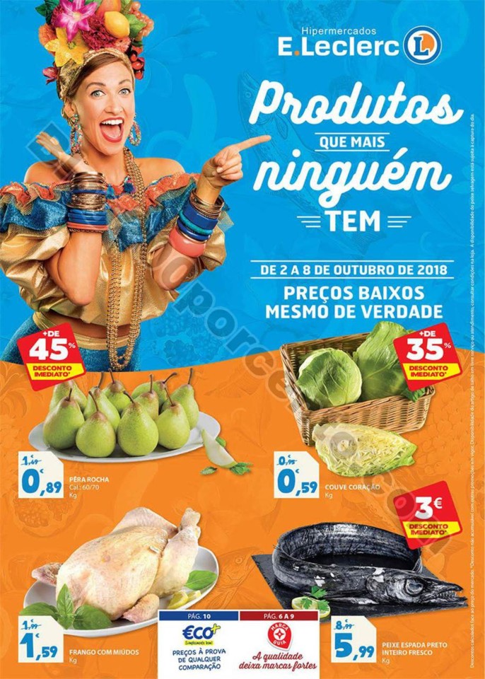 Antevisão Folheto E-LECLERC Promoções de 2 a 8 