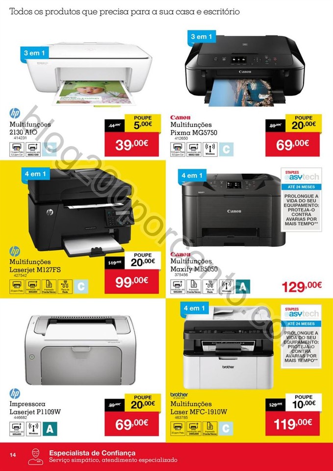 Antevisão Folheto II STAPLES Promoções de 29 de