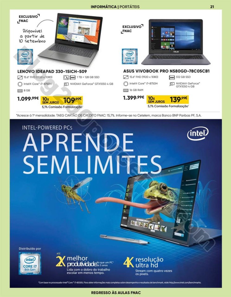 Antevisão Folheto FNAC Regresso às aulas promoç