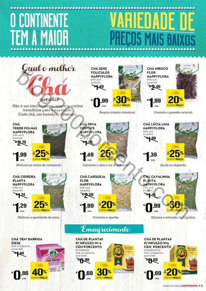 Antevisão Folheto CONTINENTE Extra verão promoç