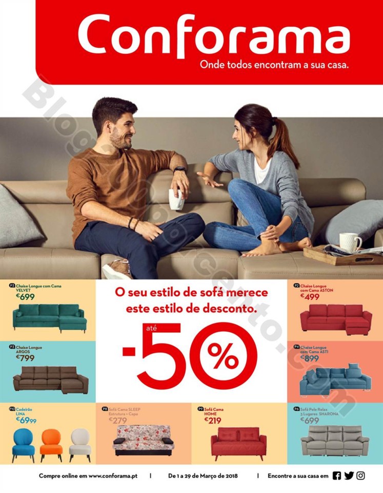 Antevisão Folheto CONFORAMA Promoções de 1 a 29