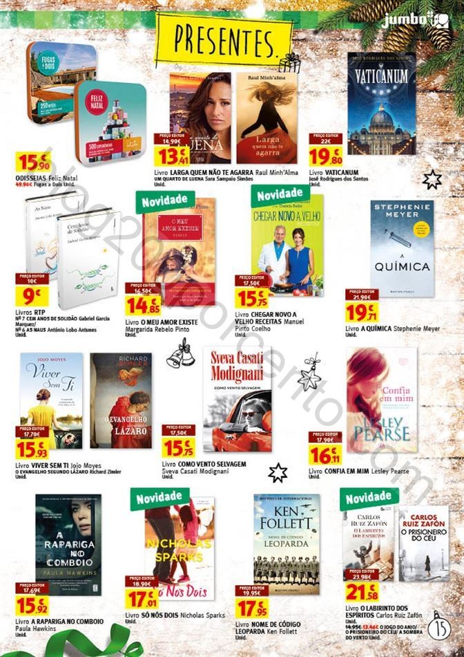 Antevisão Folheto JUMBO Promoções de 9 a 24 dez