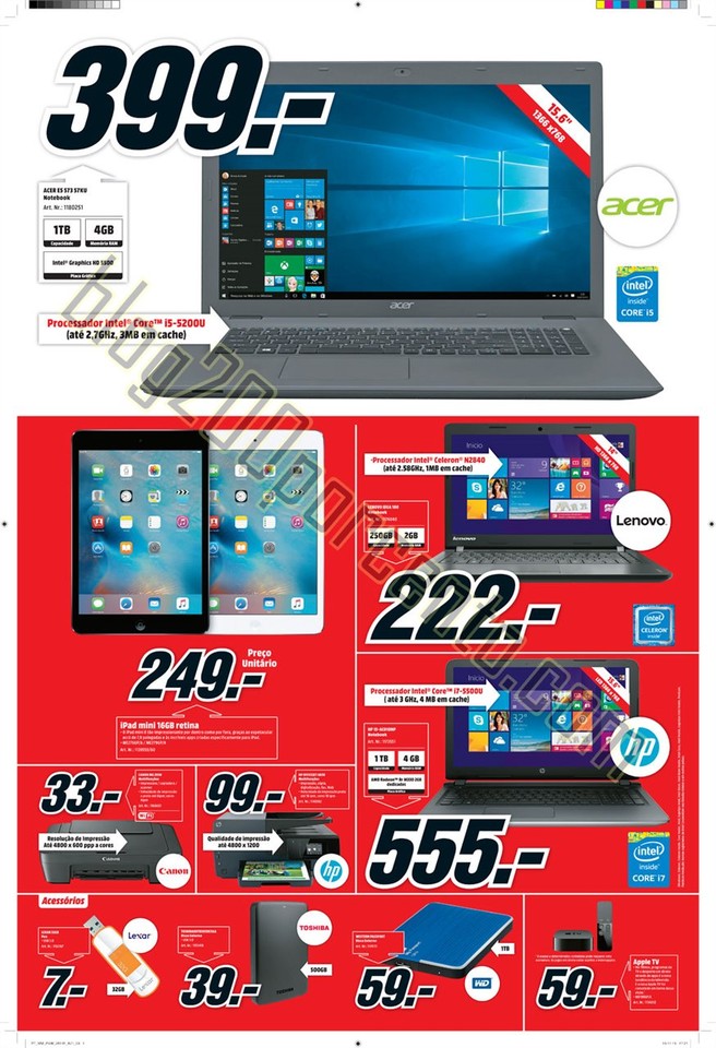Antevisão Folheto MEDIA MARKT Black Friday de 26 