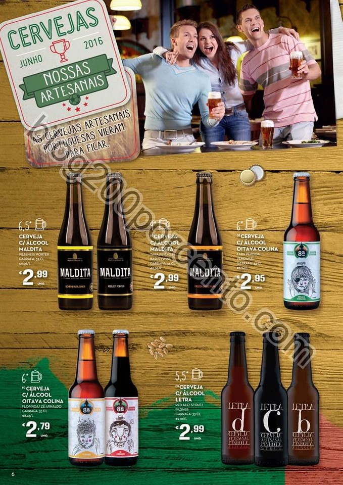 Antevisão Folheto CONTINENTE Cervejas e Mariscos 