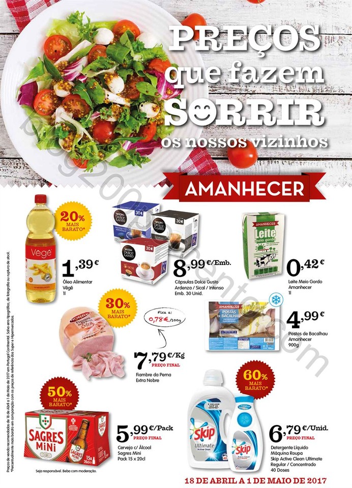 Antevisão Folheto AMANHECER Promoções de 18 abr