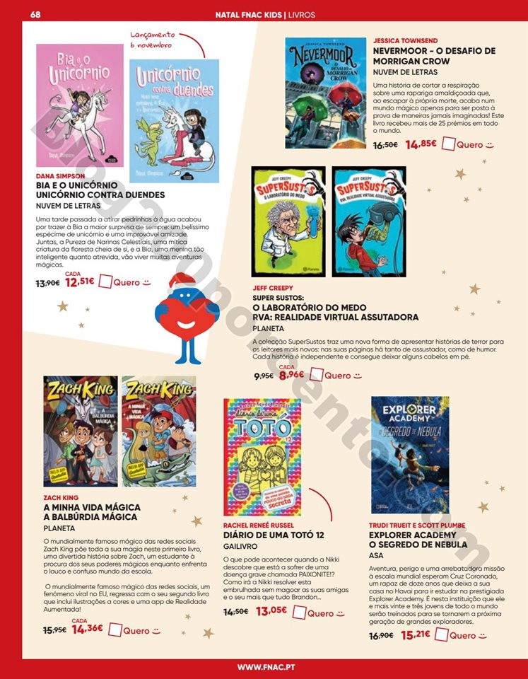 Antevisão Folheto FNAC Natal Kids Promoções de 