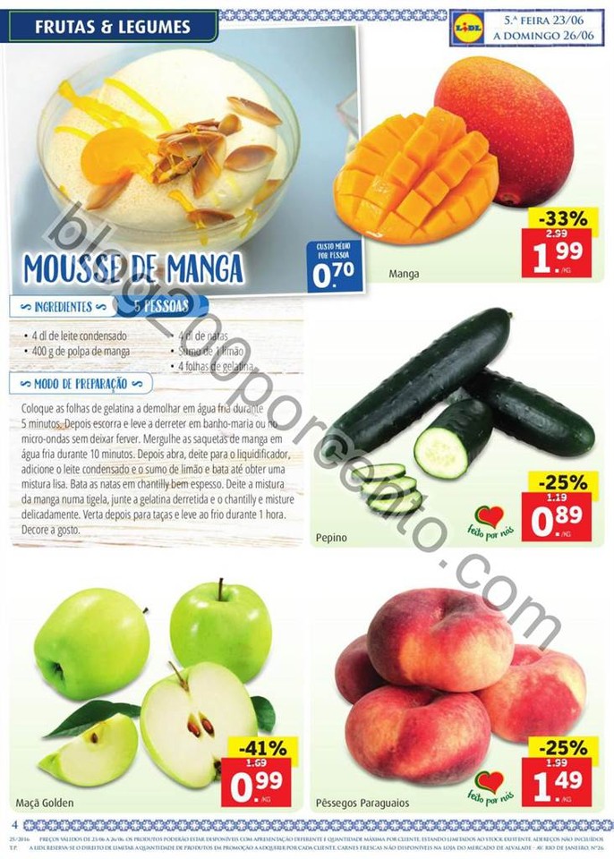 Antevisão Folheto LIDL Promoções de 23 a 29 jun