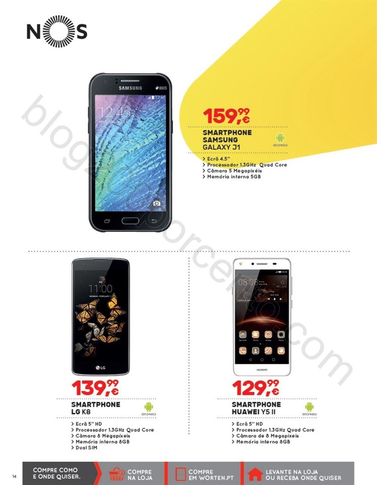 Novo Folheto WORTEN Mobile promoções até 8 feve