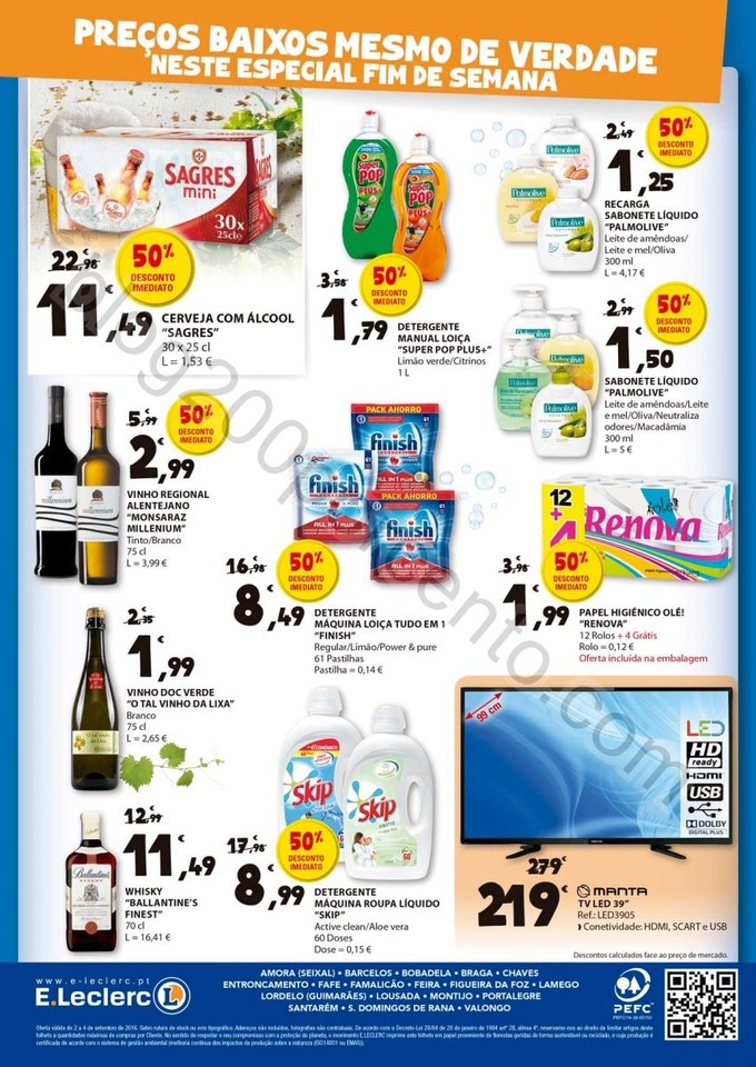 Antevisão Folheto E-LECLERC Fim de semana de 2 a 