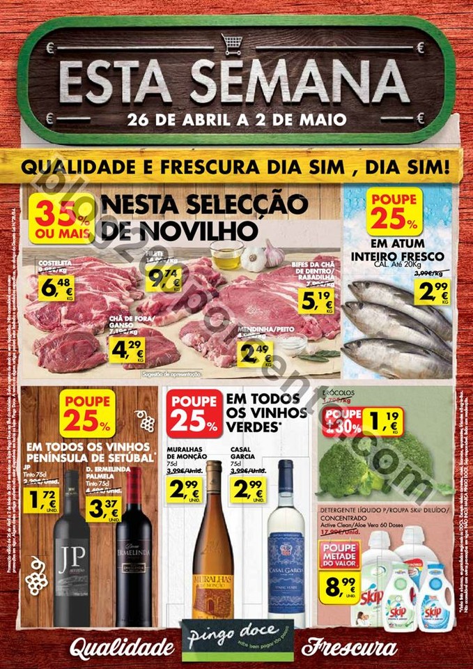 Novo Folheto PINGO DOCE Madeira promoções de 26 