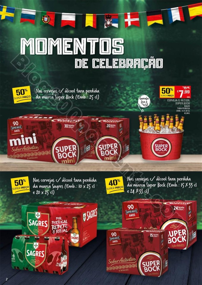 Antevisão Folheto CONTINENTE Cervejas e mariscos 