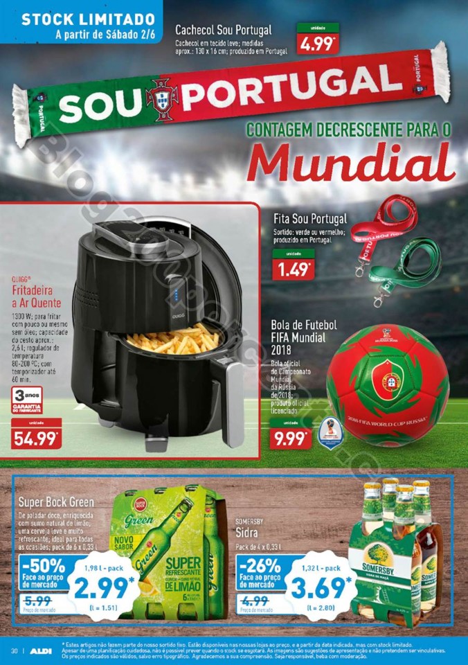 Antevisão Folheto ALDI Promoções a partir de 30