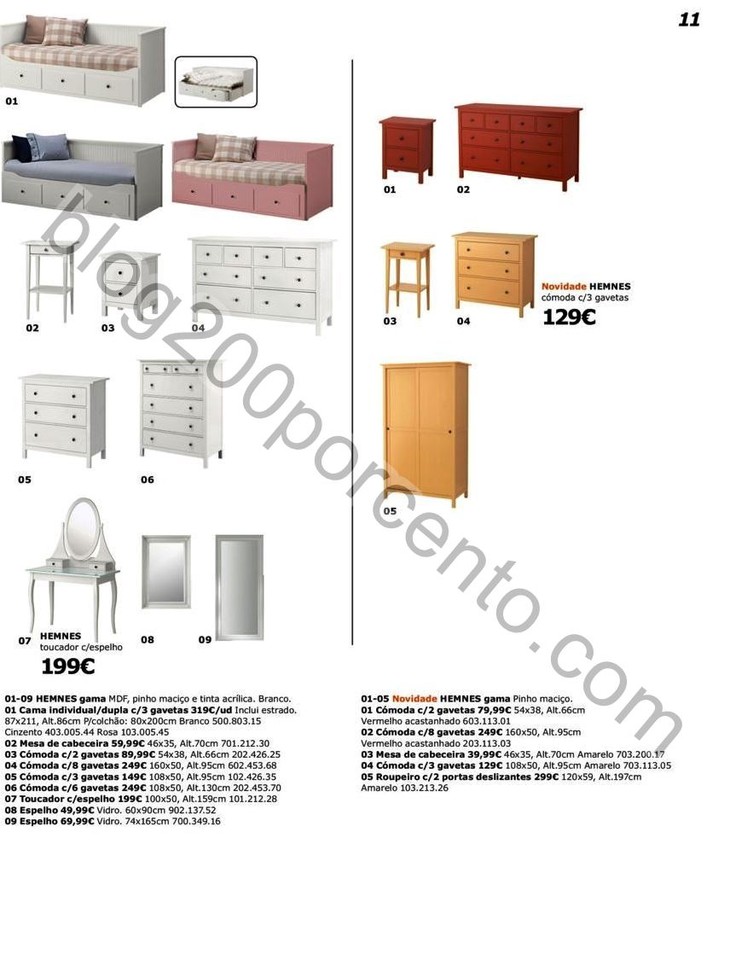 Novo Catálogo IKEA Quartos promoções até 31 ju