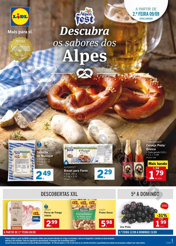 Antevisão Folheto LIDL Promoções a partir de 9 