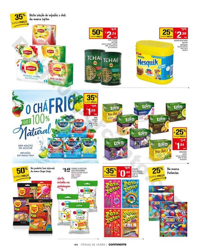 Antevisão Folheto CONTINENTE Verão promoções d