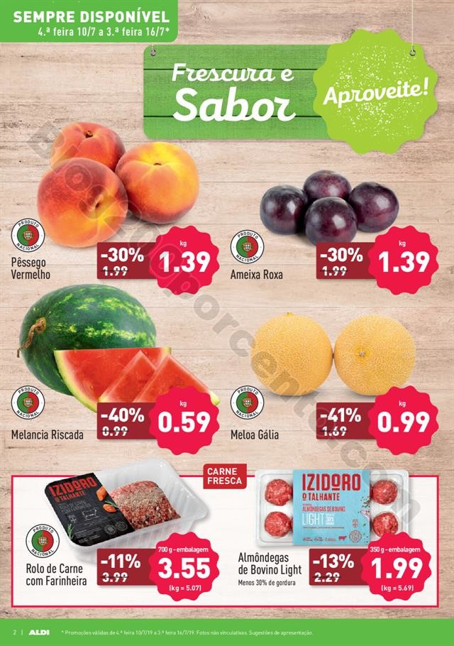Antevisão Promoções ALDI descontos a partir de 