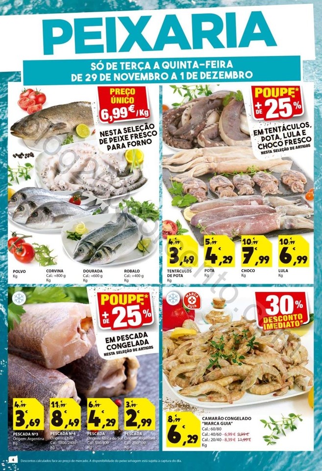 Antevisão Folheto E-LECLERC Promoções de 29 nov